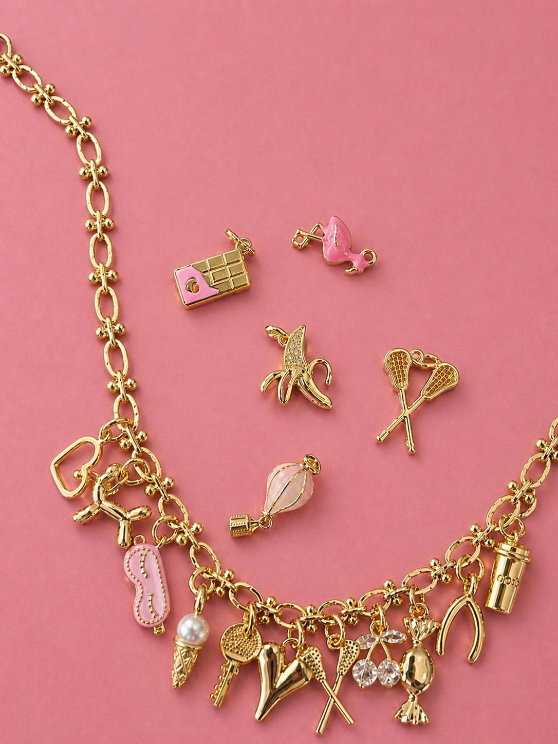 11 Charm Bundle: Bracelet or Necklace